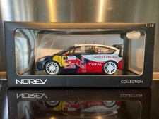 RARE CITROEN C4 WRC WINNER RALLYE D'ALSACE 2010 LOEB RED BULL 1/18 NOREV