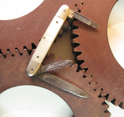 Couteau canif manche nacre - couteau,