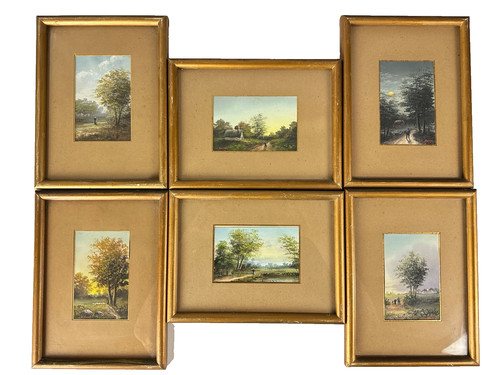 Tableau ancien paysage - ancien,