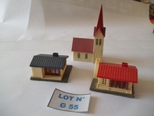 (G55)  LOT DE 3 MAQUETTES "