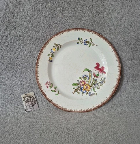 Ancienne assiette décor - , vieux