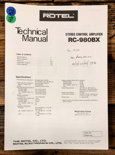 Rotel 980bx preamp - rotel, rc-980bx