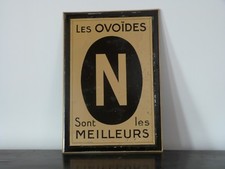 Plaque métal "LES OVOIDES"