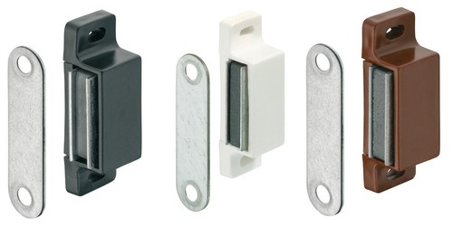 Loqueteau magnétique blanc