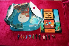 DIORAMA TINTIN LE LAC AUX REQUINS +B D (sans les personnages)