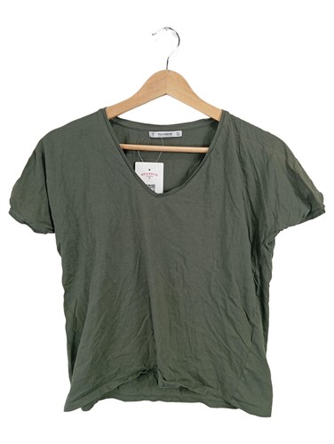 Pull bear shirt femme vert - t-shirt,