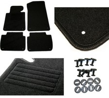 4 tapis de sol velours pour BMW série 3 E46 berline touring et coupé 1998 à 2005