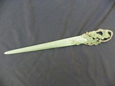 ancien coupe papier bronze art déco signé RISCHMANN