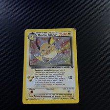 Carte Pokemon RAICHU OBSCUR 83/82 HOLO Secrète Team Rocket Wizard FR