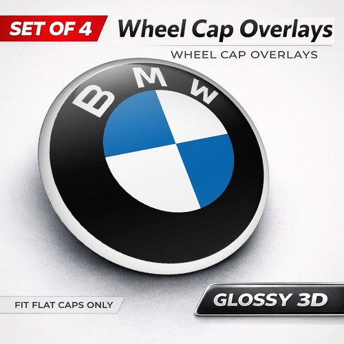 Bmw wheel hub caps sticker - wheel,