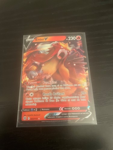 Carte pokémon entei - pokémon,