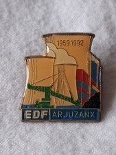 Pin's EDF Arjuzanx. 1959-1992