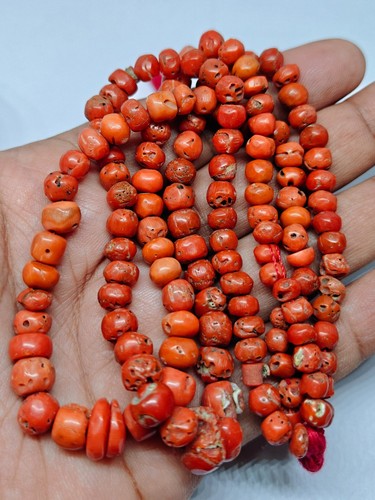 Perles rondelles corail - rondelles,