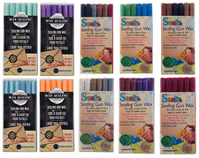 6 x 8mm Sceau Cire Bâtons Pour Refroidir Fondre Pistolet Manuscript Joint Divers