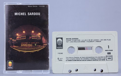 Michel sardou cassette audio - michel,