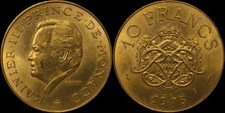 Monaco - 10 Francs 1978 -