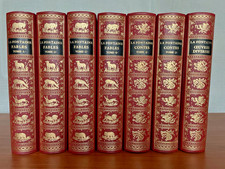 Fables & Contes de la Fontaine - Jean de Bonnot - Figures d'Oudry 1969 - 7 vol
