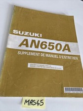 Suzuki AN650A K4 Burgman 650 2004 supplément manuel revue technique moto atelier