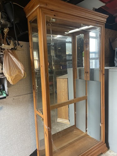 Glass armoire - glass,