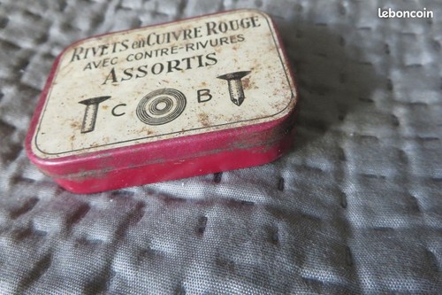 Ancienne boîte tôle - ancienne,
