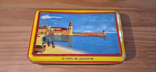 Boîte métal vintage le - boîte, en