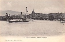 Suisse - GENÈVE - Arrivée du Bateau-Salon Léman - Ed. Jullien J.J. 2123