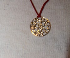 Collier Cordon rouge fin -