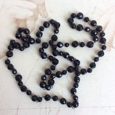 Ancien Collier Sautoir Perles