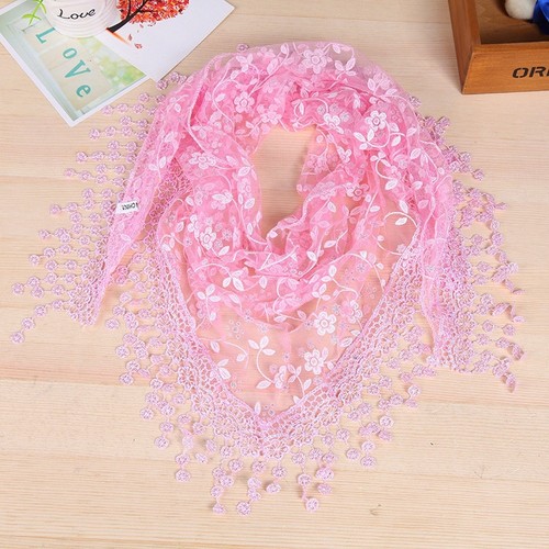 Foulard femme coréen dentelle