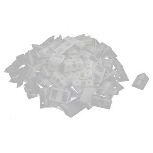 100pc blanc plast penderie - blanc,