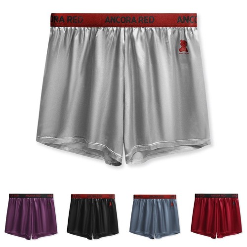 Boxer homme couleur - unie, soie