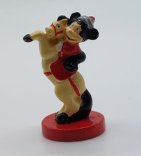 Figurine Novag Disney Jeu D'Echec - Mickey Cavalier Rouge 1988