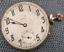 J.Weber HP Ne Fonctionne Pas Pour Pièces Manuel 43,8 mm Montre De Poche