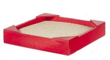Maison poupées rouge sable - de,