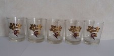Lot de 5 verres / décor