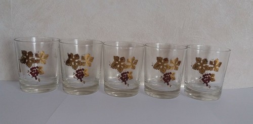 Lot verres décor - verres, /