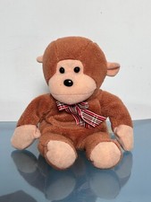 Peluche singe marron avec