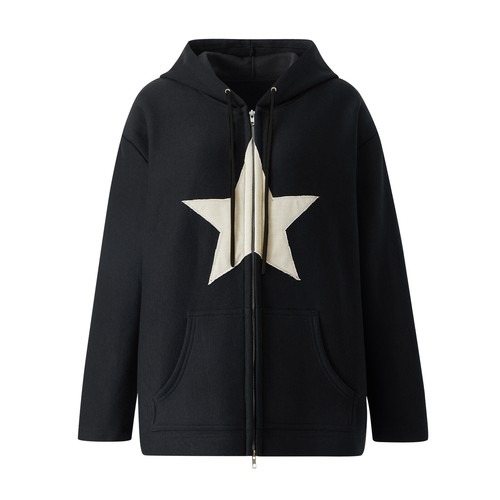 Femme capuche veste coton - capuche,