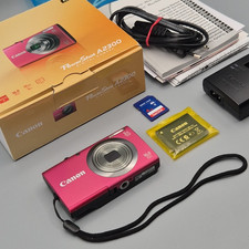 Canon PowerShot A2300 HD 16.0MP Digital Camera Pink 5x, Charger, SD, Near Mint!