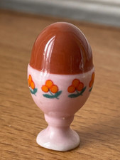Grande Fève Œuf à la Coque Coquetier Rose H=2,5cm ❤Galette des rois French charm