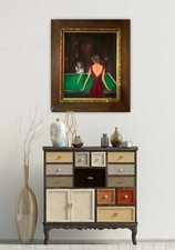 tableau SUZON " Billard entre