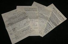 Louis Gabriel Robinet Manuscrit signé sur le décès de Charles de Gaulle "Figaro"