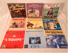 Bo feuilletons et séries télé 70' -80's - lot de 9x45trs