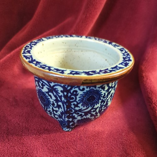 Seto yaki ware bonsai pot - yaki,