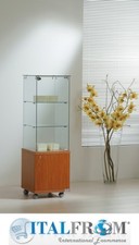 Verre Vitrine avec Armoire