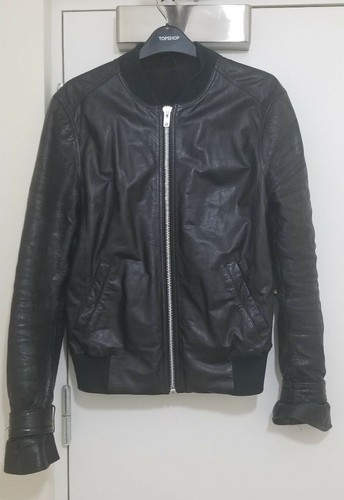Veste cuir noir taille - veste,
