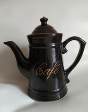 Cafetière en céramique noir