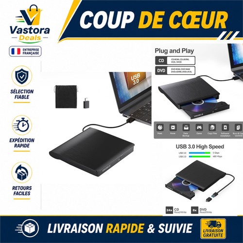Origbelie lecteur externe - lecteur,