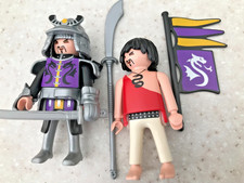 PLAYMOBIL chevalier guerrier chinois samouraï  - chateau fort - soldiers knights