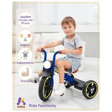 Blue Kids Tricycle with Light